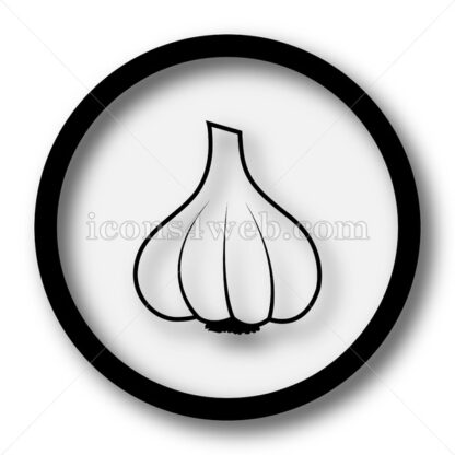 Garlic simple icon. Garlic simple button. - Website icons