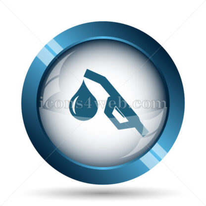 Gasoline pump nozzle image icon. - Website icons