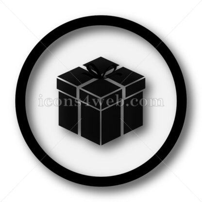 Gift simple icon. Gift simple button. - Website icons