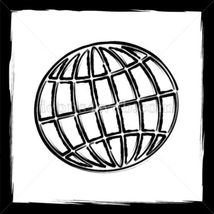 Globe sketch icon. - Website icons