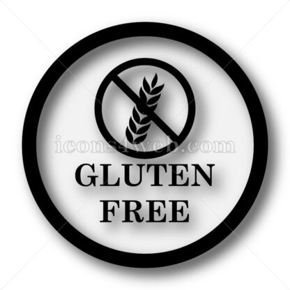 Gluten free simple icon. Gluten free simple button. - Website icons