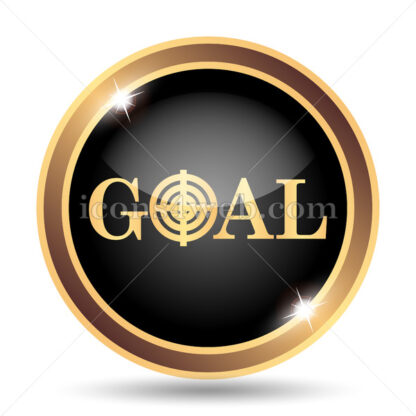 Goal gold icon. - Website icons
