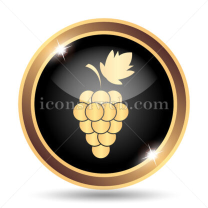 Grape gold icon. - Website icons