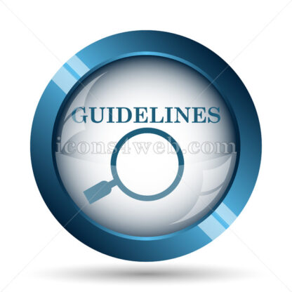 Guidelines image icon. - Website icons