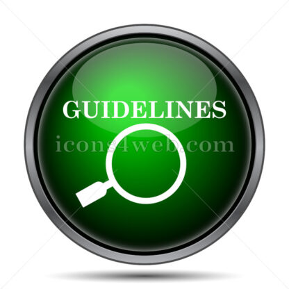 Guidelines internet icon. - Website icons