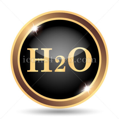 H2O gold icon. - Website icons