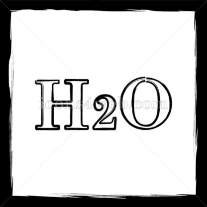 H2O sketch icon. - Website icons