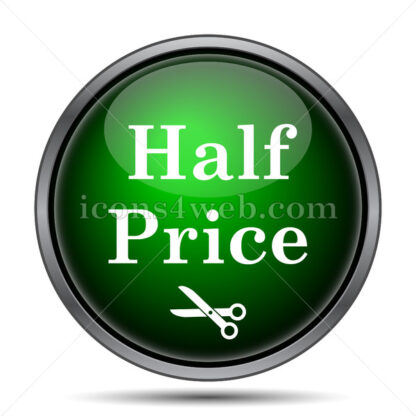 Half price internet icon. - Website icons