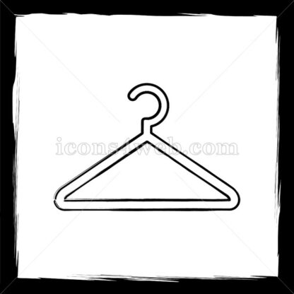 Hanger sketch icon. - Website icons