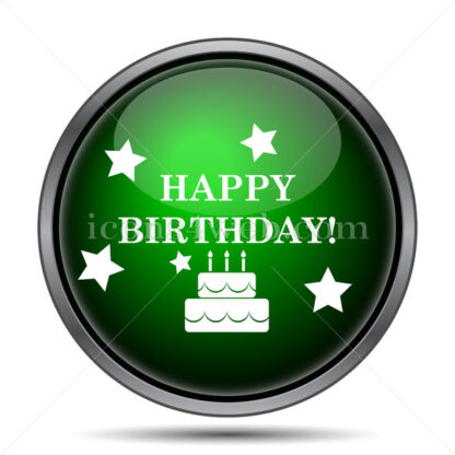 Happy birthday internet icon. - Website icons