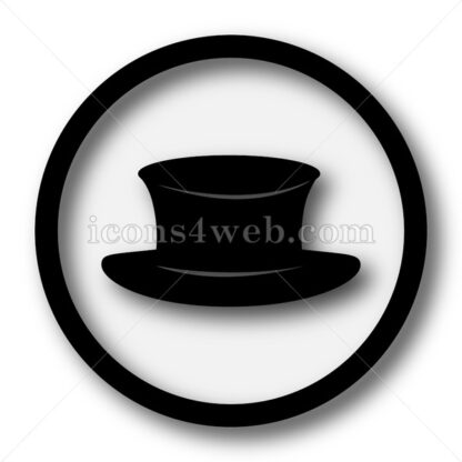 Hat simple icon. Hat simple button. - Website icons