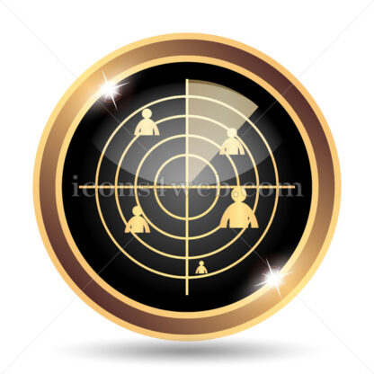 Headhunting gold icon. - Website icons