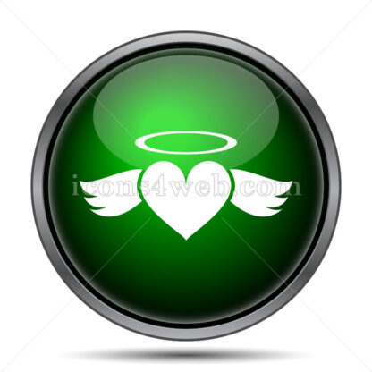 Heart angel internet icon. - Website icons