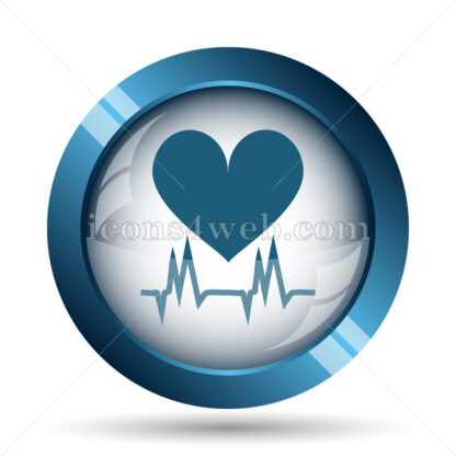 Heartbeat image icon. - Website icons