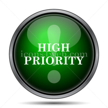 High Priority internet icon. - Website icons