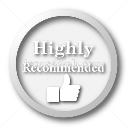 Highly recommended white icon button - Icons for website