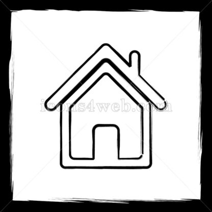Home sketch icon. - Website icons