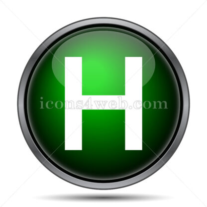 Hospital internet icon. - Website icons