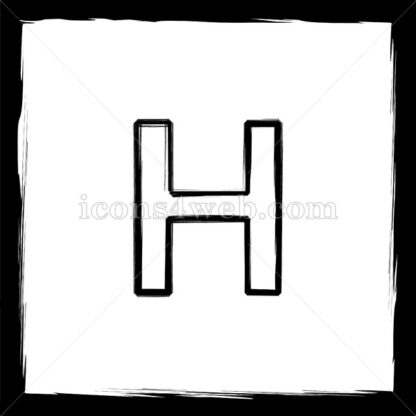 Hospital sketch icon. - Website icons