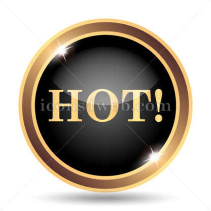 Hot gold icon. - Website icons