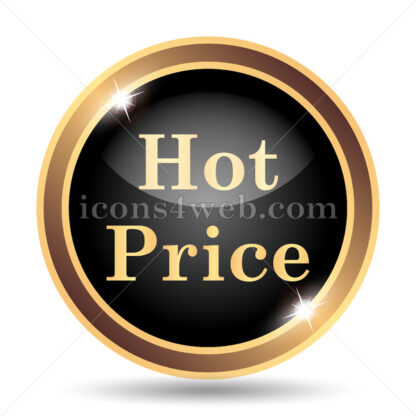 Hot price gold icon. - Website icons