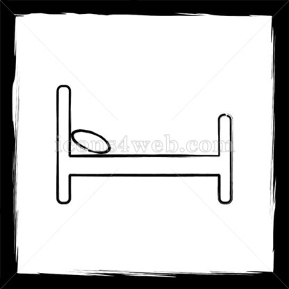Hotel sketch icon. - Website icons