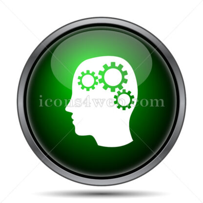 Human intelligence internet icon. - Website icons