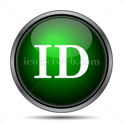 ID internet icon. - Website icons