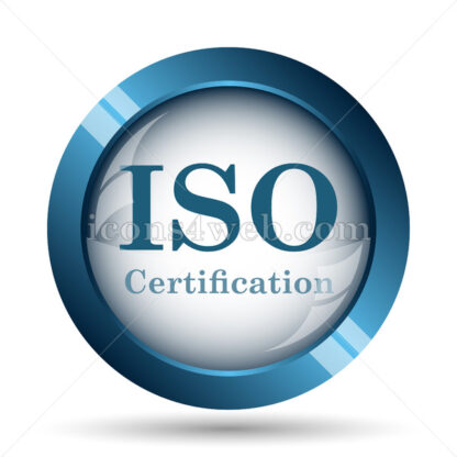 ISO certification image icon. - Website icons