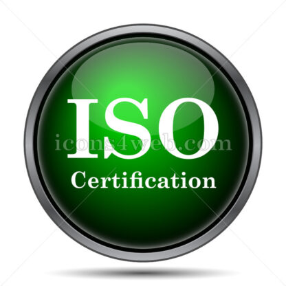 ISO certification internet icon. - Website icons