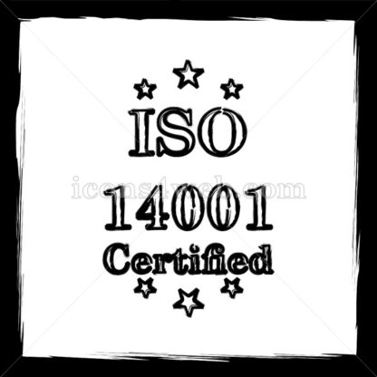 ISO14001 sketch icon. - Website icons