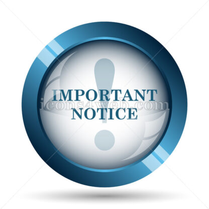Important notice image icon. - Website icons