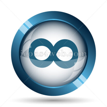 Infinity sign image icon. - Website icons