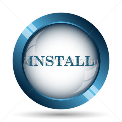 Install text image icon. - Website icons