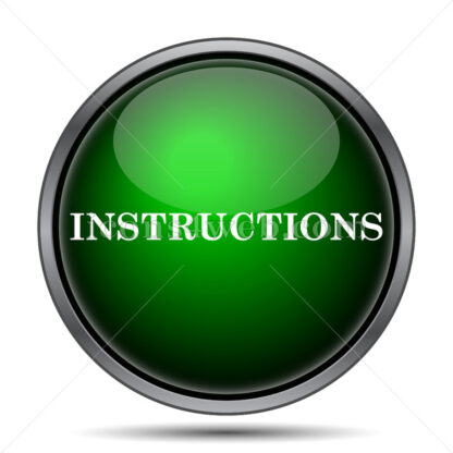 Instructions internet icon. - Website icons