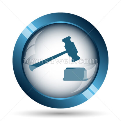 Judge hammer image icon. - Website icons