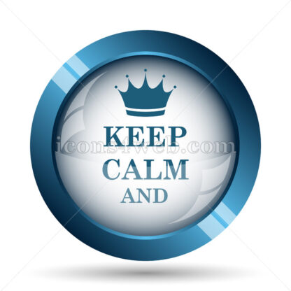 Keep calm image icon. - Website icons