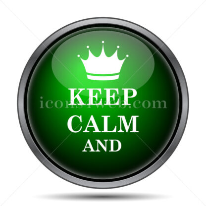 Keep calm internet icon. - Website icons