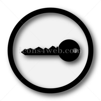 Key simple icon. Key simple button. - Website icons
