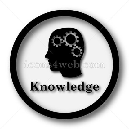 Knowledge simple icon. Knowledge simple button. - Website icons