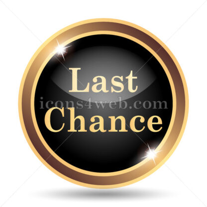 Last chance gold icon. - Website icons