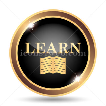 Learn gold icon. - Website icons