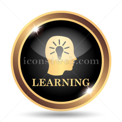 Learning gold icon. - Website icons