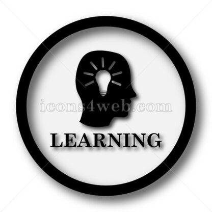 Learning simple icon. Learning simple button. - Website icons