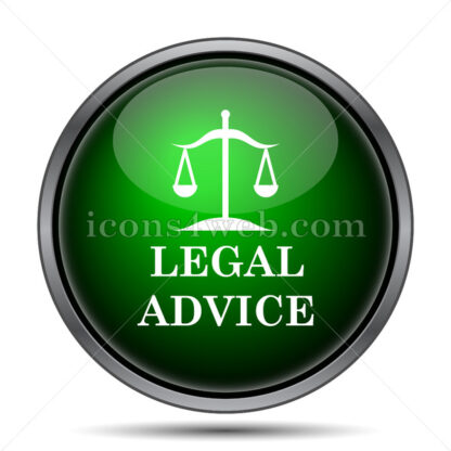 Legal advice internet icon. - Website icons