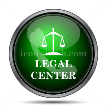 Legal center internet icon. - Website icons
