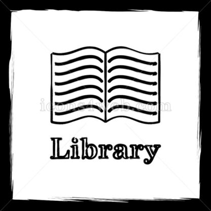 Library sketch icon. - Website icons