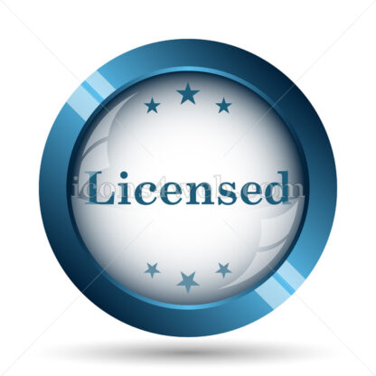 Licensed image icon. - Website icons