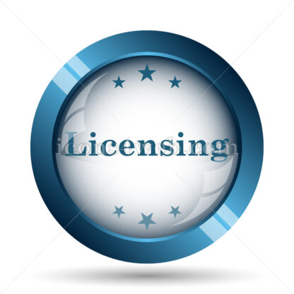 Licensing image icon. - Website icons