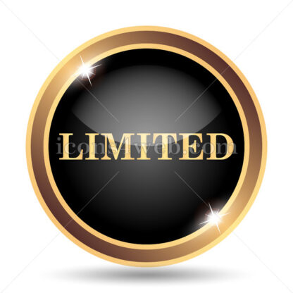 Limited gold icon. - Website icons